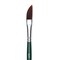 Silver Brush Ruby Satin Synthetic Brush - Dagger Striper, Size 3/8", Short Handle